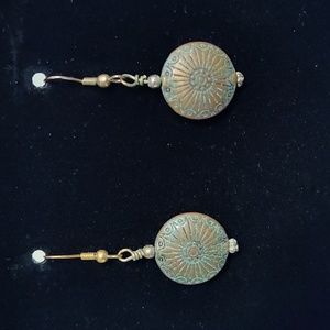 Round Dangle Earrings